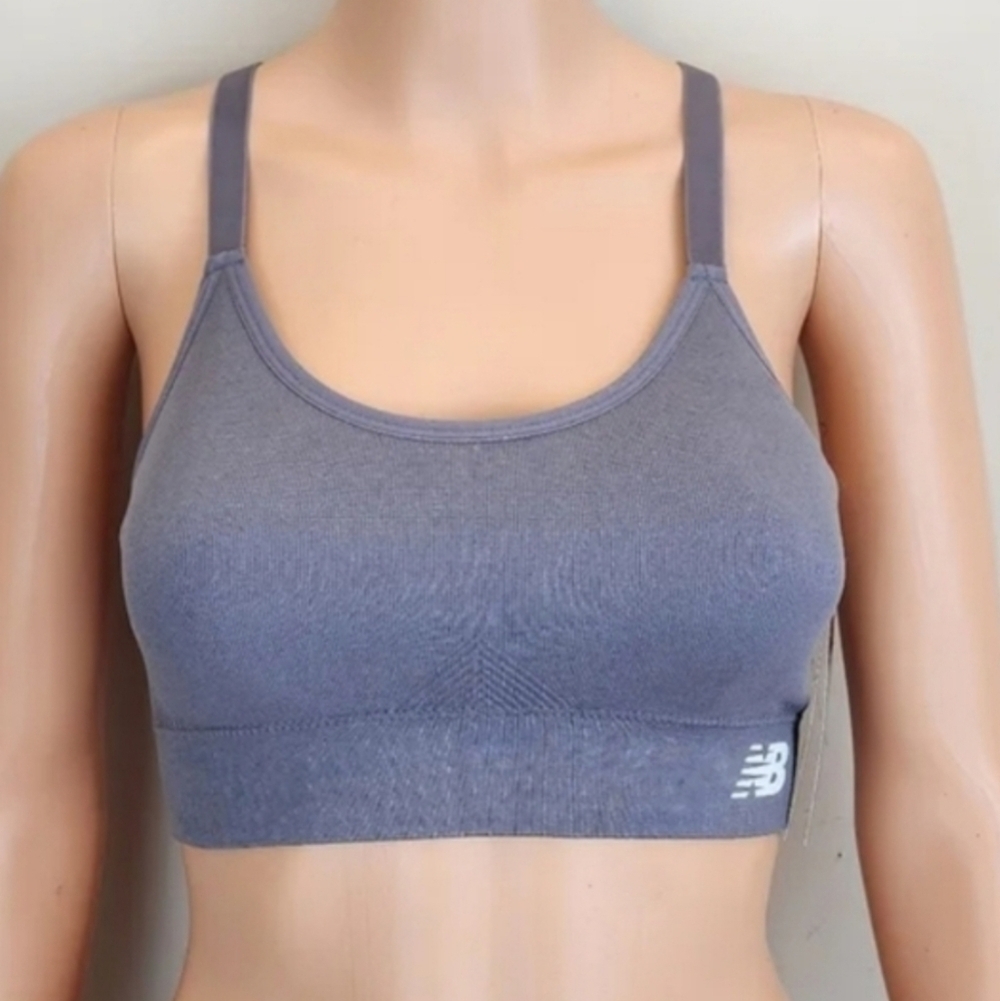 New Balance Gray Sports Bra